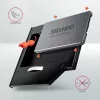 Marco de montaje Axagon RSS-CD09 para SSD/HDD de 2,5 pulgadas en ranura DVD de 9,5 mm LED ALU tarjetas/adaptadores de interfaz internos SATA