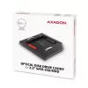 Marco de montaje Axagon RSS-CD09 para SSD/HDD de 2,5 pulgadas en ranura DVD de 9,5 mm LED ALU tarjetas/adaptadores de interfaz internos SATA