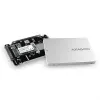 Caja interna de aluminio Axagon RSS-M2SD SATA - SSD M.2 SATA de 2,5 pulgadas, plateada