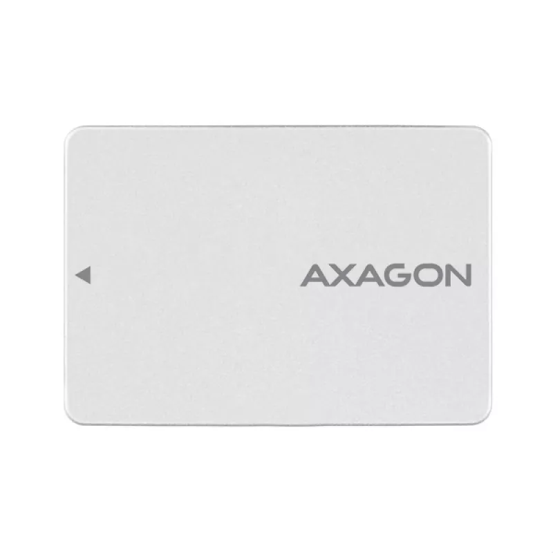 Caja interna de aluminio Axagon RSS-M2SD SATA - SSD M.2 SATA de 2,5 pulgadas, plateada