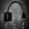 Adaptador de cable de vídeo Axagon RVD-VGN DisplayPort a VGA 0,16 m