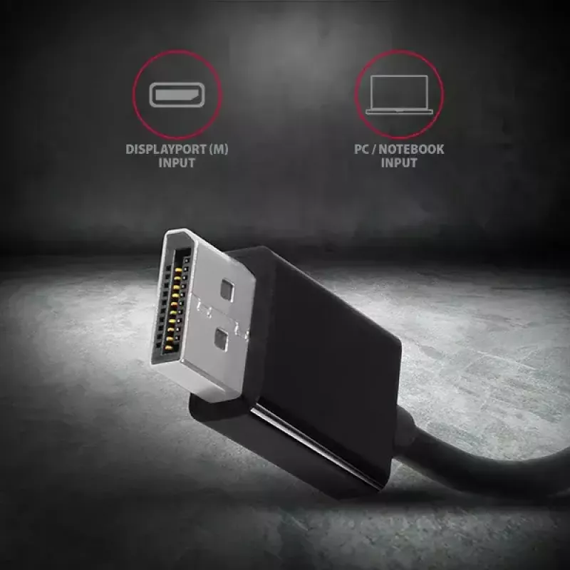 Adaptador de cable de vídeo Axagon RVD-VGN DisplayPort a VGA 0,16 m