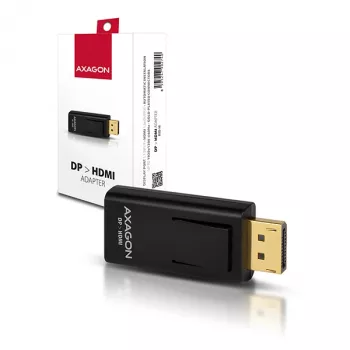 Conversor de cable Axagon RVD-HI DisplayPort a HDMI negro