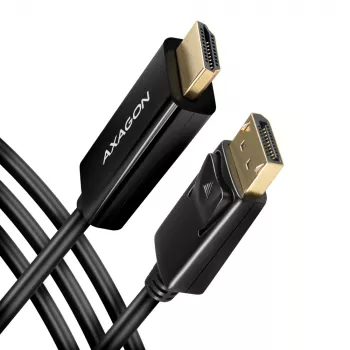 Cable Axagon RVD-HI14C2 DisplayPort -> HDMI 1.4 1,8m, 4K/30Hz