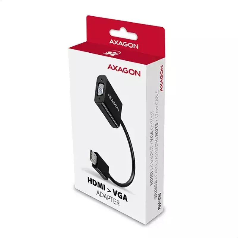 Adaptador Axagon RVH-VGN HDMI -> VGA FullHD, 1920x1200