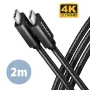 Cable Axagon BUCM32-CM20AB SPEED+ USB-C USB 20Gbps/100W 2 m