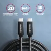 Cable Axagon BUCM32-CM20AB SPEED+ USB-C USB 20Gbps/100W 2 m