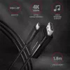 Cable Axagon RVC-DPC USB-C -> DisplayPort 1,8m 4K/60Hz
