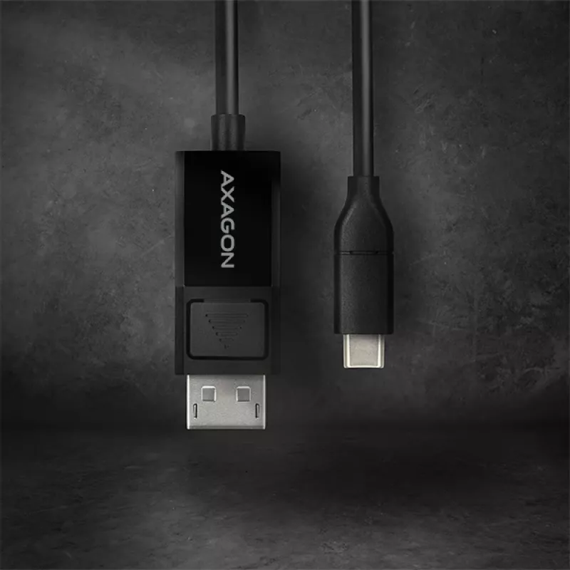 Cable Axagon RVC-DPC USB-C -> DisplayPort 1,8m 4K/60Hz