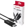 Cable Axagon RVC-DPC USB-C -> DisplayPort 1,8m 4K/60Hz