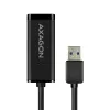 Adaptador Ethernet Gigabit Axagon ADE-SR USB-A, por cable, USB, Ethernet, 1000 Mbit/s, negro