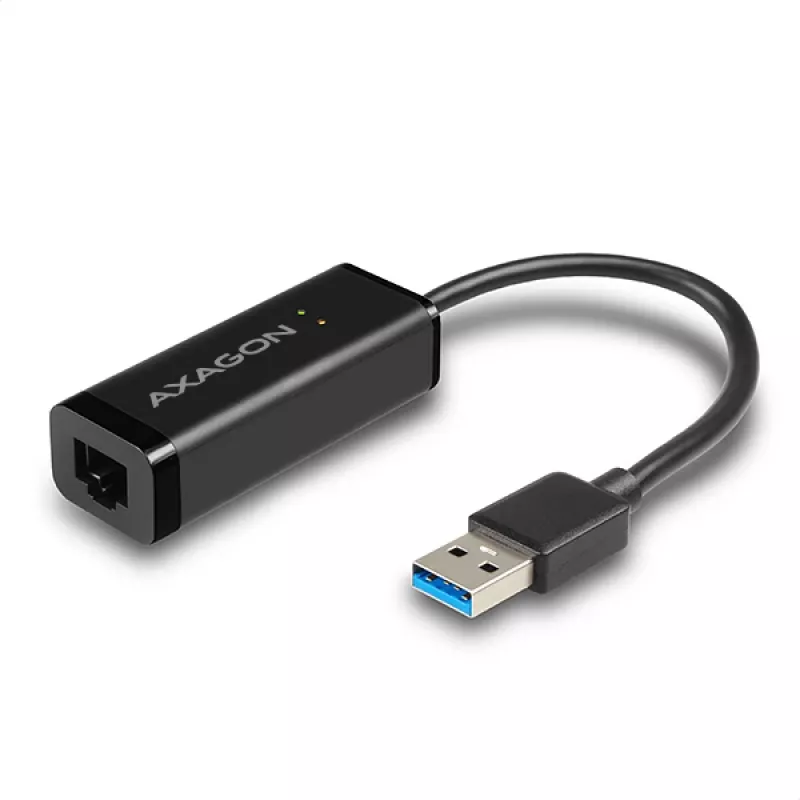 Adaptador Ethernet Gigabit Axagon ADE-SR USB-A, por cable, USB, Ethernet, 1000 Mbit/s, negro