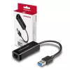 Adaptador Ethernet Gigabit Axagon ADE-SR USB-A, por cable, USB, Ethernet, 1000 Mbit/s, negro