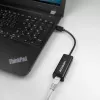 Adaptador Ethernet Gigabit Axagon ADE-SR USB-A, por cable, USB, Ethernet, 1000 Mbit/s, negro