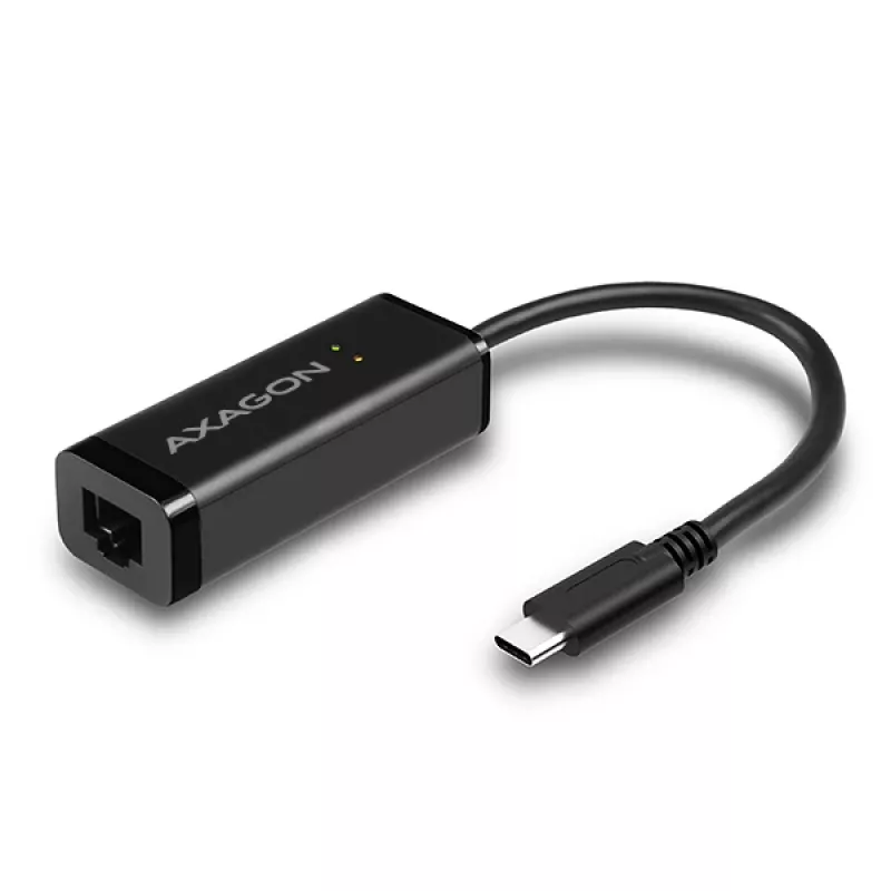 Adaptador Ethernet Gigabit Axagon ADE-SRC USB-C, por cable, USB Type-C, Ethernet, 1000 Mbit/s, negro