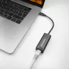 Adaptador Ethernet Gigabit Axagon ADE-SRC USB-C, por cable, USB Type-C, Ethernet, 1000 Mbit/s, negro