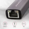 AXAGON ADE-TRC adaptador USB-C Gigabit Ethernet, 10/100/1000, Titan Grey