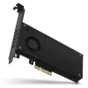 Axagon PCEM2-DC PCIe x4 - Adaptador de ranura M.2 NVMe M-Key + SATA B-Key con disipador, SP & LP