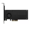 Axagon PCEM2-DC PCIe x4 - Adaptador de ranura M.2 NVMe M-Key + SATA B-Key con disipador, SP & LP