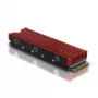 Axagon CRL-M2 Disipador pasivo de aluminio para todas las SSD M.2, tamaño 2280, 12 mm de alto.