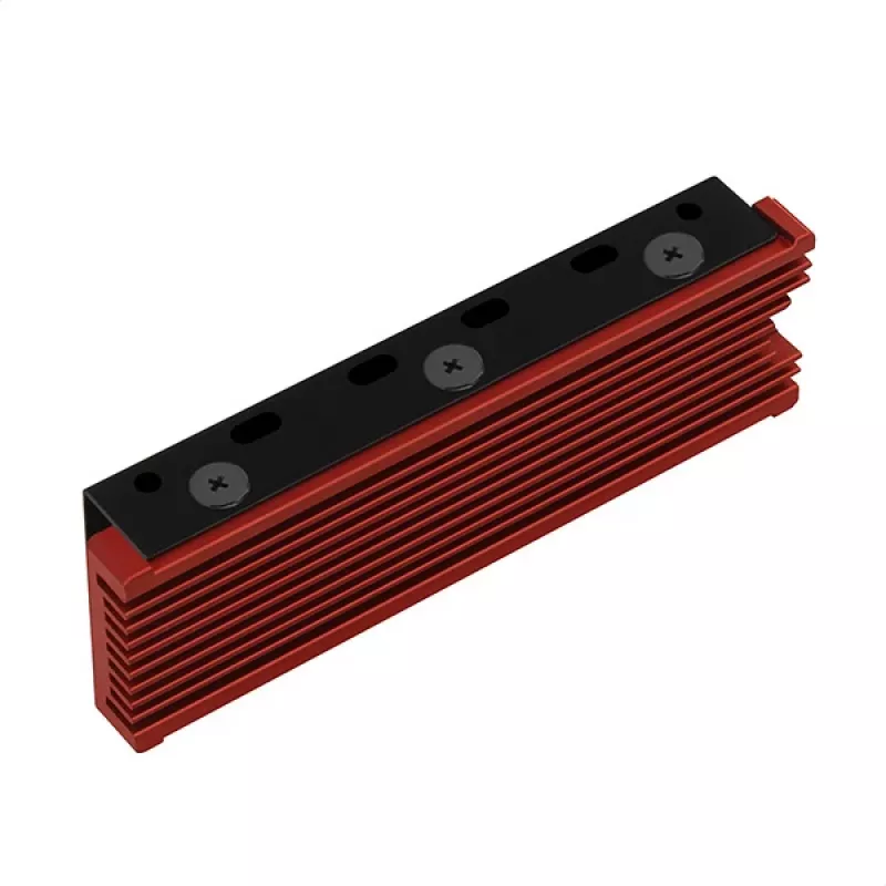 Axagon CRL-M2 Disipador pasivo de aluminio para todas las SSD M.2, tamaño 2280, 12 mm de alto.