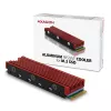 Axagon CRL-M2 Disipador pasivo de aluminio para todas las SSD M.2, tamaño 2280, 12 mm de alto.