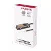 Axagon CLR-M2FAN Disipador de cobre con ventilador para unidades M.2-SSD de una y dos caras, tamaño 2280, altura 13 mm.