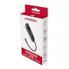 Axagon HMC-6GL Hub USB 3.2 Gen 1, 3x USB-A, HDMI 4K/30Hz, RJ-45, PD 100W, cable USB-C de 20 cm