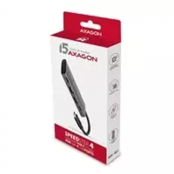 AXAGON HMC-4G2, Hub USB-C 3.2 Gen 2 10 Gb/s, puertos 2x USB-A + 2x USB-C, cable USB-C 13cm