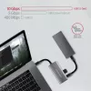 AXAGON HMC-4G2, Hub USB-C 3.2 Gen 2 10 Gb/s, puertos 2x USB-A + 2x USB-C, cable USB-C 13cm