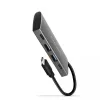 AXAGON HMC-4G2, Hub USB-C 3.2 Gen 2 10 Gb/s, puertos 2x USB-A + 2x USB-C, cable USB-C 13cm