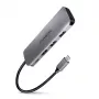 Axagon HMC-5 Hub USB 3.2 Gen 1, 2x USB-A, HDMI, SD/microSD, PD 100W, cable USB-C de 20 cm