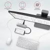 Axagon HMC-5 Hub USB 3.2 Gen 1, 2x USB-A, HDMI, SD/microSD, PD 100W, cable USB-C de 20 cm