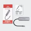 Axagon HMC-5 Hub USB 3.2 Gen 1, 2x USB-A, HDMI, SD/microSD, PD 100W, cable USB-C de 20 cm