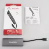 Axagon HMC-5G2 SPEEDSTER hub USB-C 5 en 1, 2x USB-A, 2x USB-C, HDMI, PD 60 W