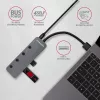 Axagon HUE-MSA Superspeed USB-A Switch Hub 4x USB 3.0 activo - 20cm negro USB 3.2 Gen 1 (3.1 Gen 1) Type-A 5000 Mbit/s gris