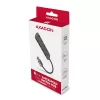 Axagon HUE-MSA Superspeed USB-A Switch Hub 4x USB 3.0 activo - 20cm negro USB 3.2 Gen 1 (3.1 Gen 1) Type-A 5000 Mbit/s gris