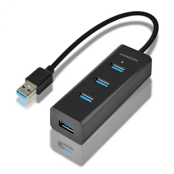 Axagon HUE-S2B Hub de carga 4x USB 3.0, alimentación por Micro-USB