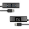 Axagon HUE-S2B Hub de carga 4x USB 3.0, alimentación por Micro-USB