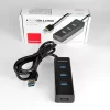 Axagon HUE-S2BL Hub de carga 4x USB 3.0 con cable de 1,2 m, alimentación por Micro-USB