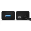 Axagon HUE-S2BL Hub de carga 4x USB 3.0 con cable de 1,2 m, alimentación por Micro-USB