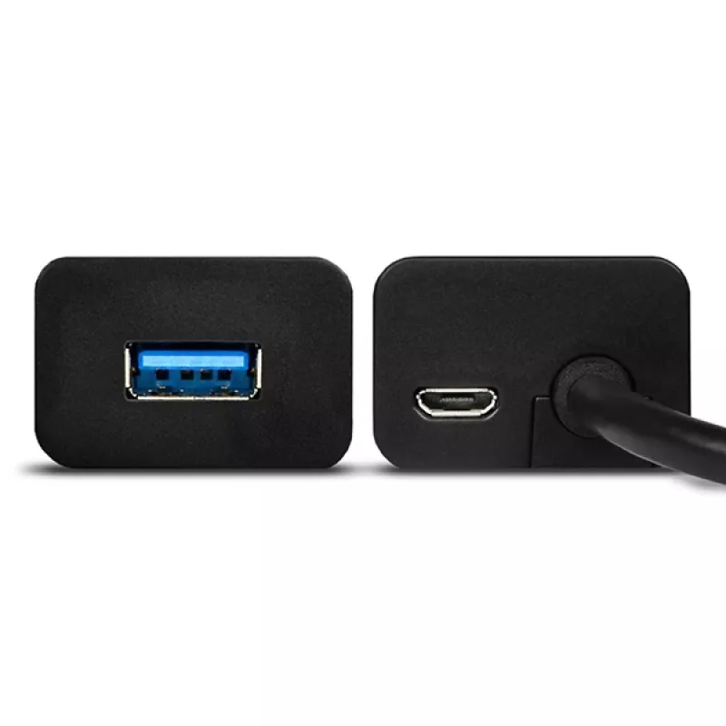 Axagon HUE-S2BL Hub de carga 4x USB 3.0 con cable de 1,2 m, alimentación por Micro-USB