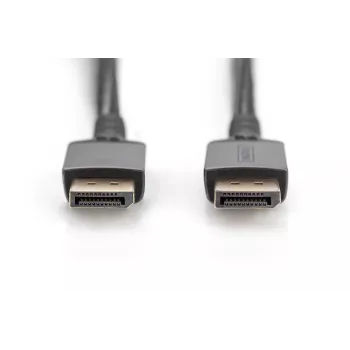 Cable DIGITUS PREMIUM DP1.4 DP a DP 8K/60Hz, 2m carcasa de aluminio dorado, compatible con 8K/60Hz