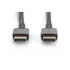 Cable DIGITUS PREMIUM DP1.4 DP a DP 8K/60Hz, 3m carcasa de aluminio dorado, compatible con 8K/60HZ