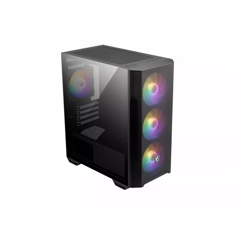 MSI MAG Forge M100R Torre Midi negra, transparente