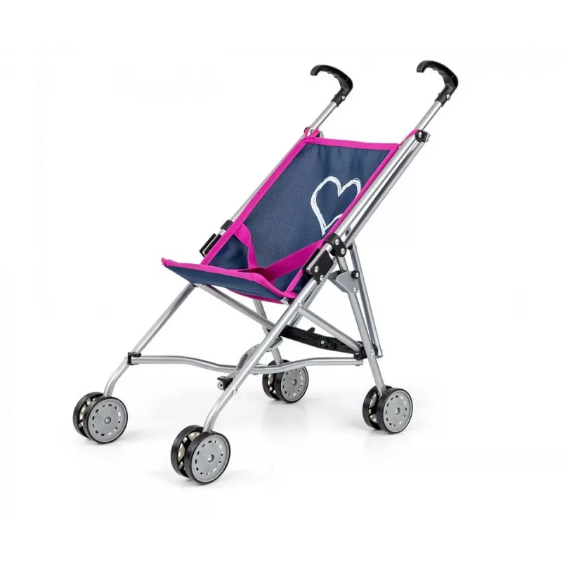 Cochecito para muñecas milly mally Julia Prestige Navy diseño ligero