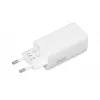 IBOX Cargador portátil ILUC65W, 65W, 2x USB-C + 1x USB-A, blanco, cable de 1,5 m
