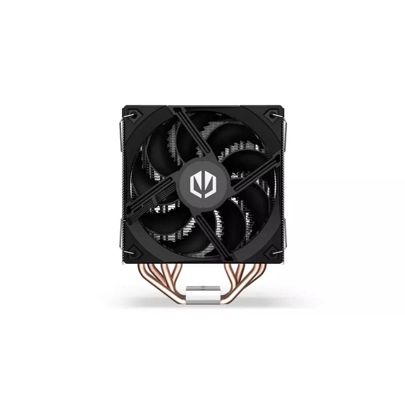 Ventilador de aire ENDORFY Fera 5 Dual Fan — 2 ventiladores PWM de 120 mm, 4 heatpipes, TDP 220 W, compatible con LGA 2011 y varios zócalos, negro