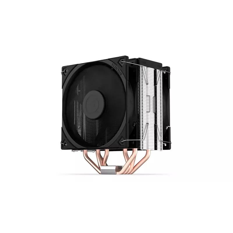 Ventilador de aire ENDORFY Fera 5 Dual Fan — 2 ventiladores PWM de 120 mm, 4 heatpipes, TDP 220 W, compatible con LGA 2011 y varios zócalos, negro