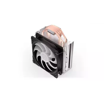 ENDORFY Fera 5 ARGB ventilador de aire 120 mm negro — 4 heatpipes, 1 ventilador PWM de 120 mm, TDP 220 W, altura 155 mm